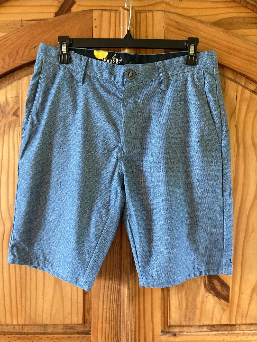 Men Volcom H2Chin0s blue hybrid swim shorts size 30